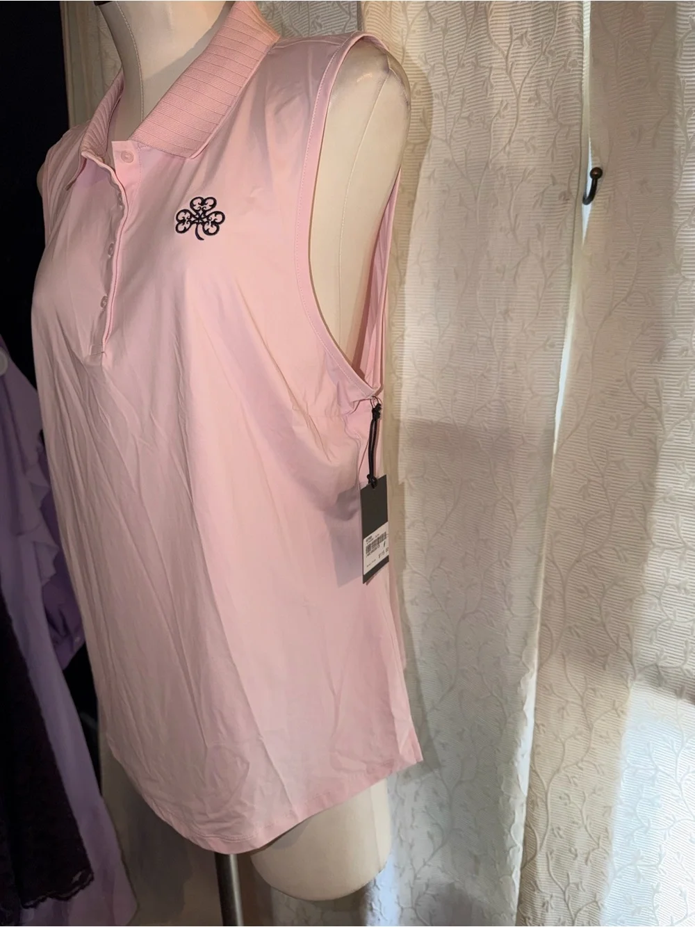 G/FORE pink golf polo - Picture 3 of 7
